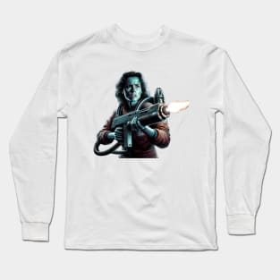 Ellen Ripley with Flame Thrower Long Sleeve T-Shirt